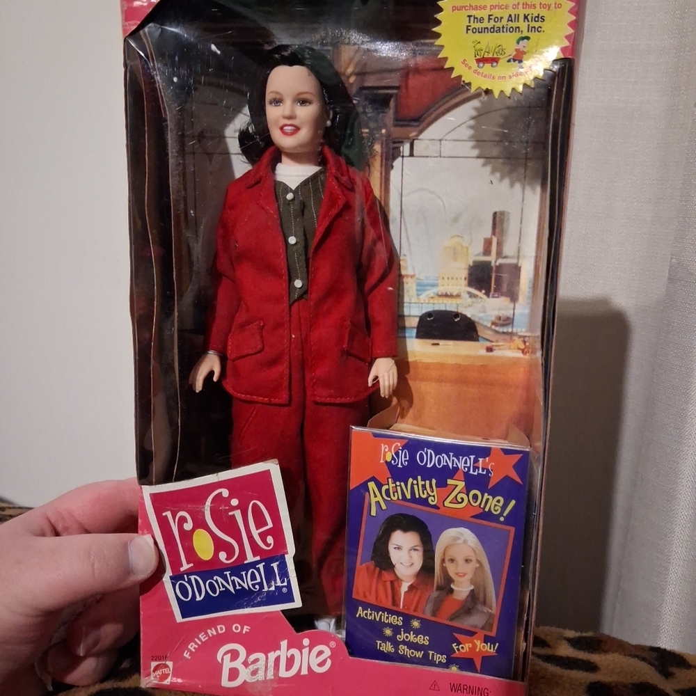 Rosie O'Donnell Barbie Doll in Red Outfit